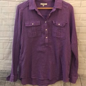 Madewell Women’s Purple Button Down medium
